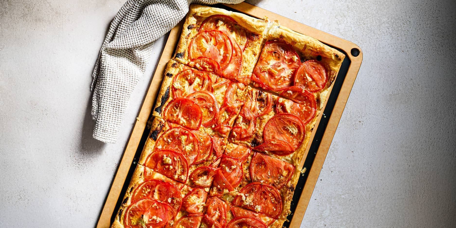 Tomaten-Tarte mit Gruyère