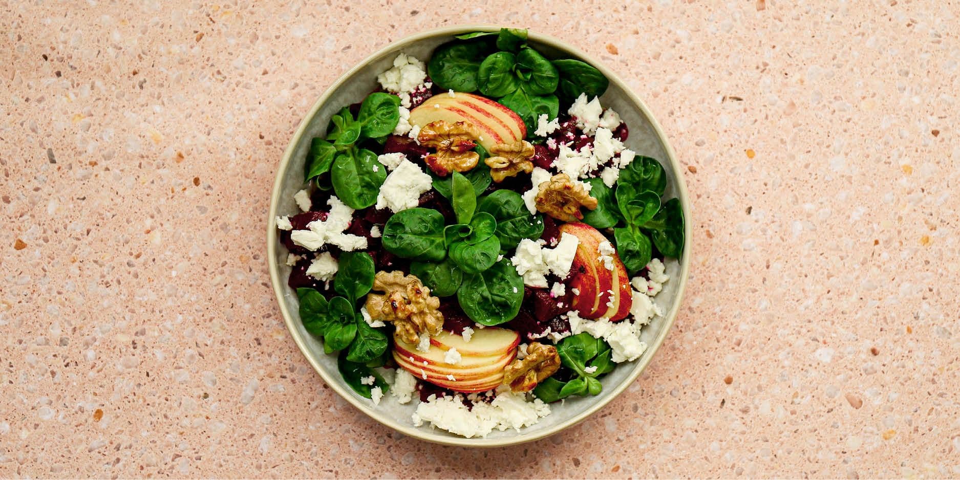 Salade hivernale fruitée