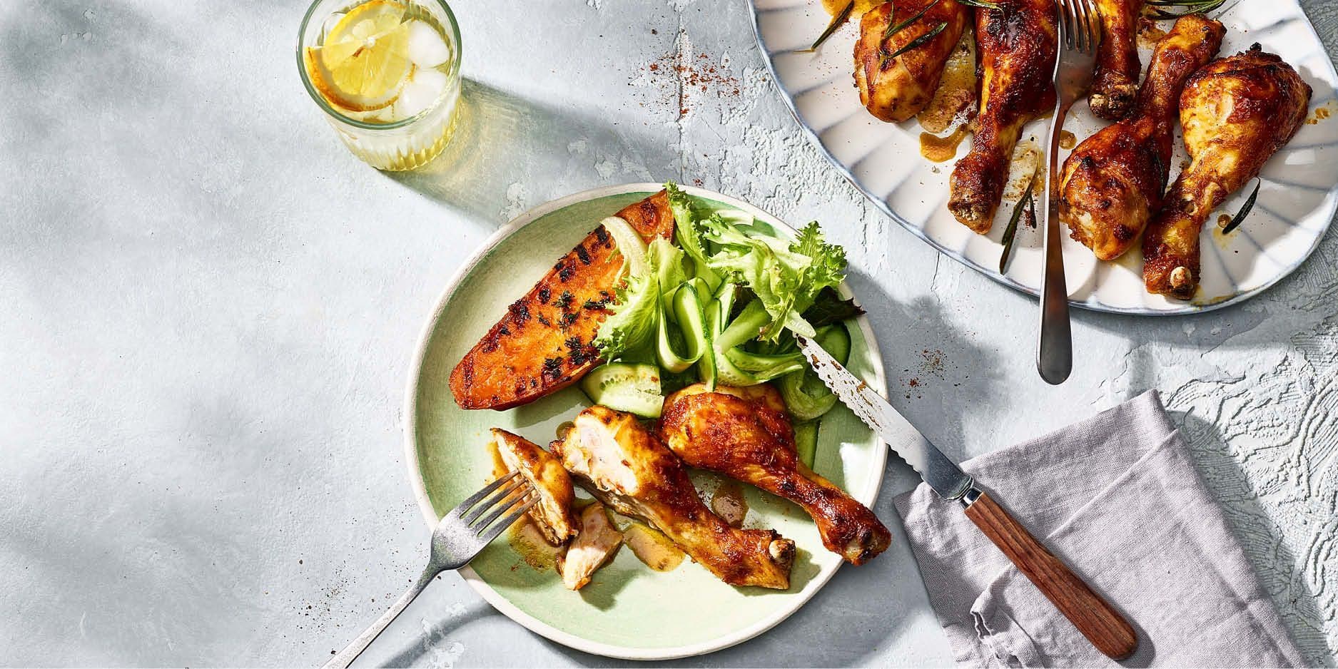 Cuisses de poulet grillées