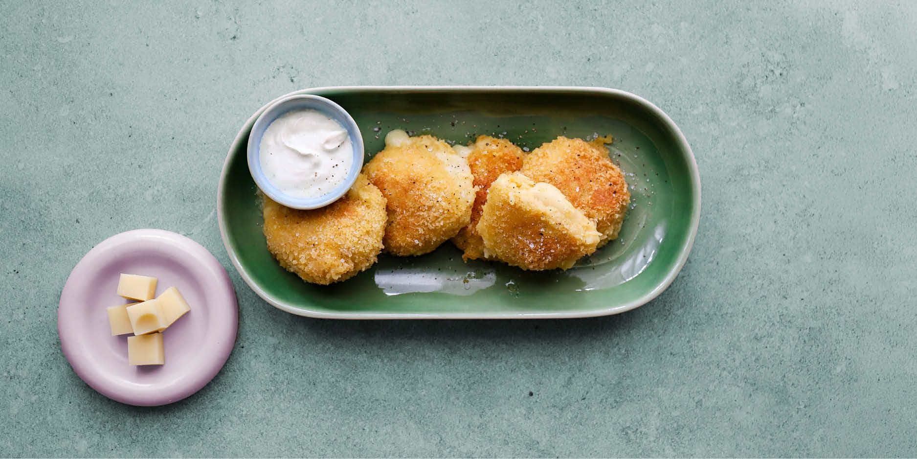 Knusprige Kartoffel-Käse-Tätschli