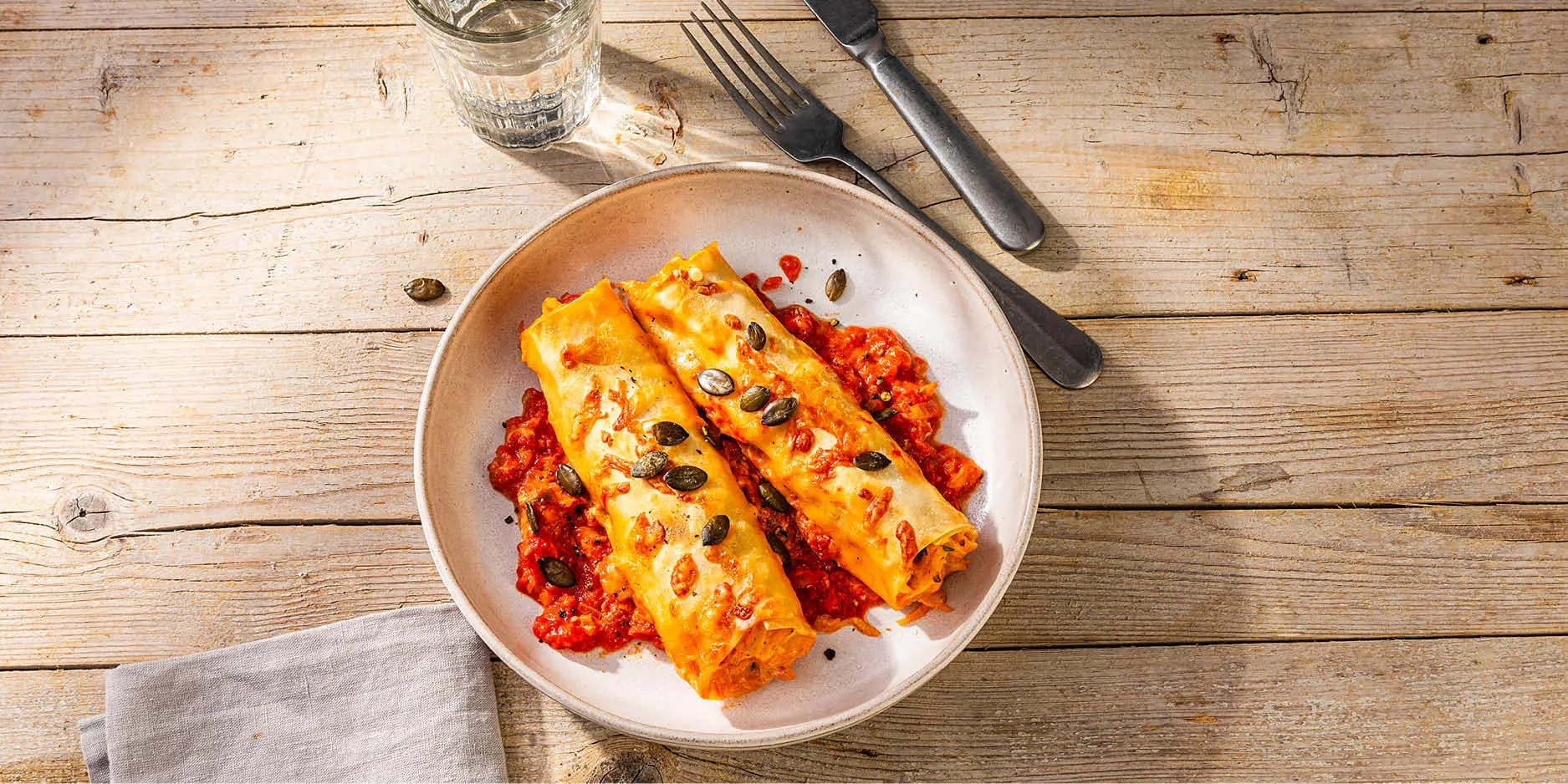Cannelloni à la courge