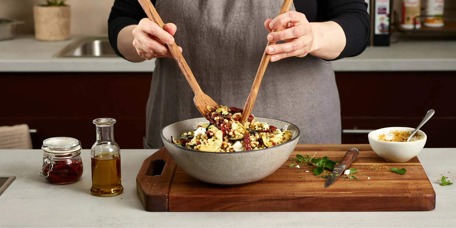 Insalata di pasta alla mediterranea