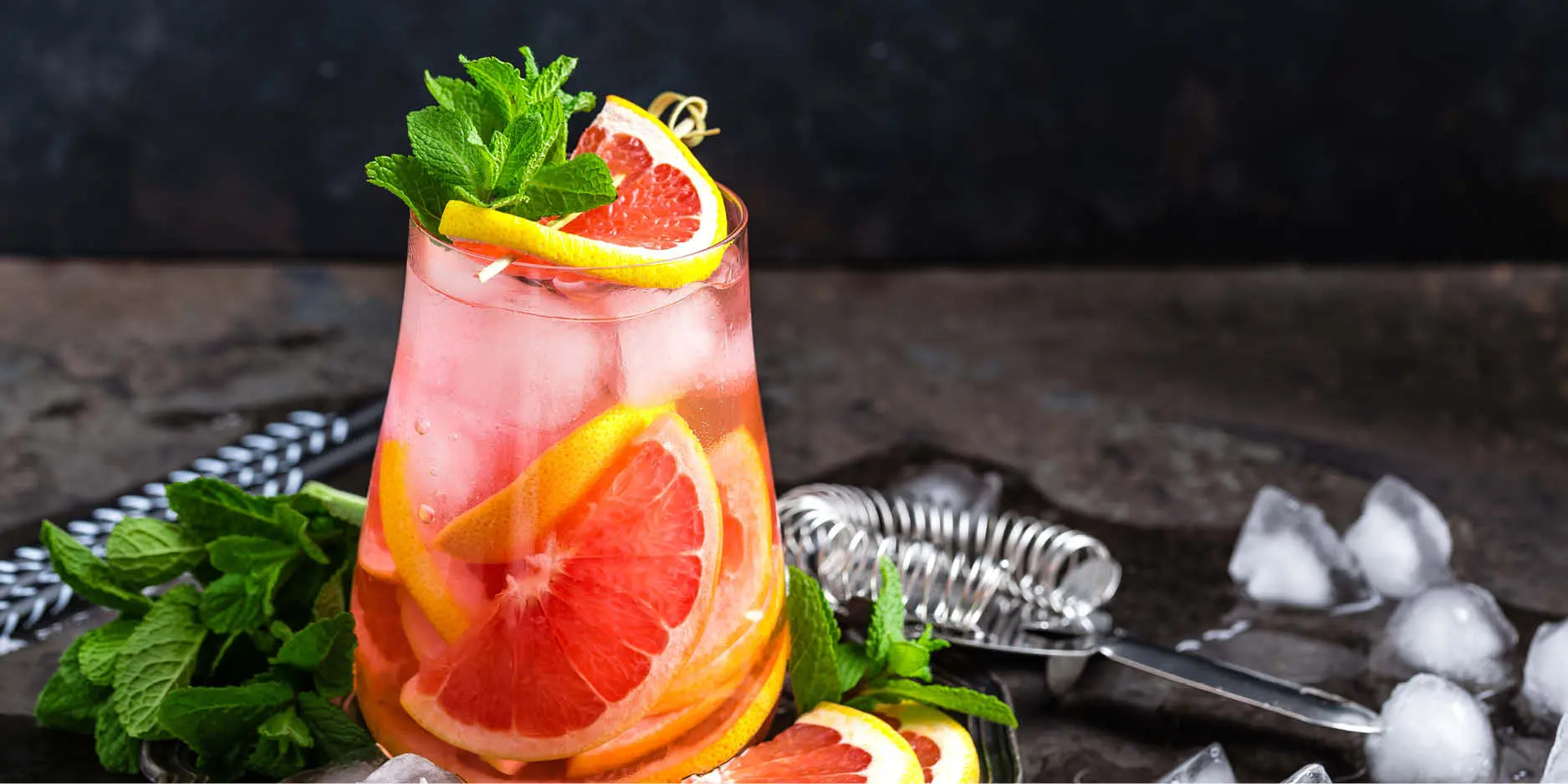 Melissen-Grapefruit-Drink