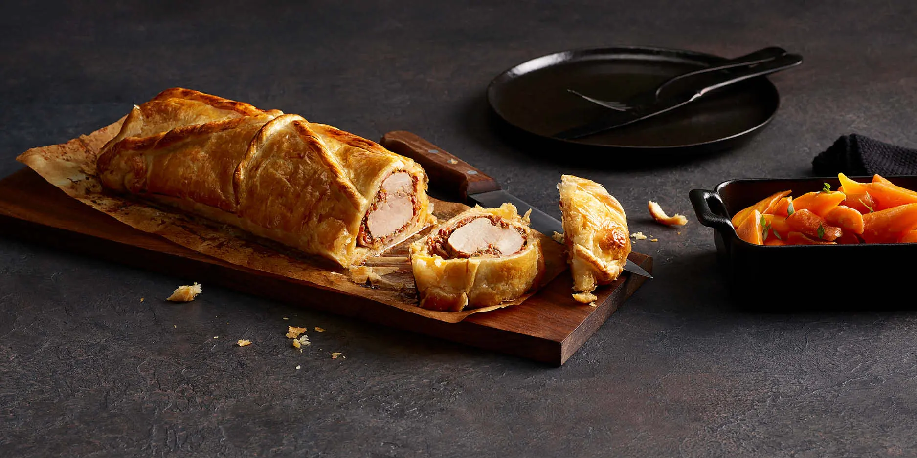 Filet de porc en croûte